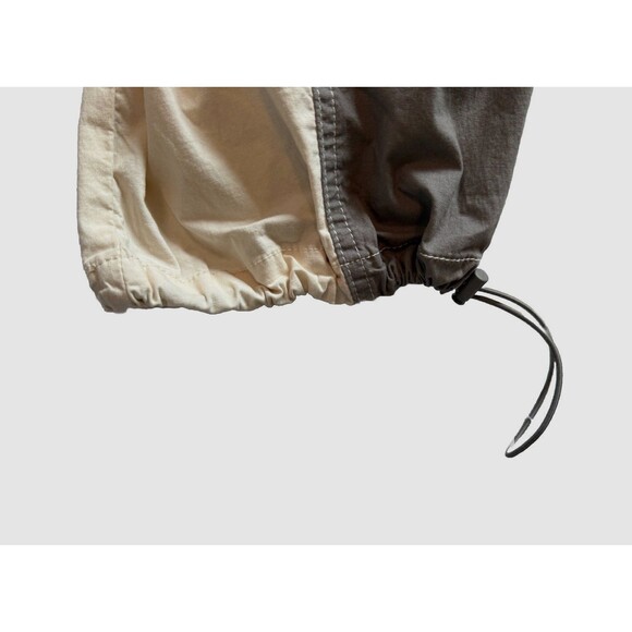 NWT Happily Grey Womens Two-Tone Cargo Pants Cream & Olive Size XL - Picture 10 of 10